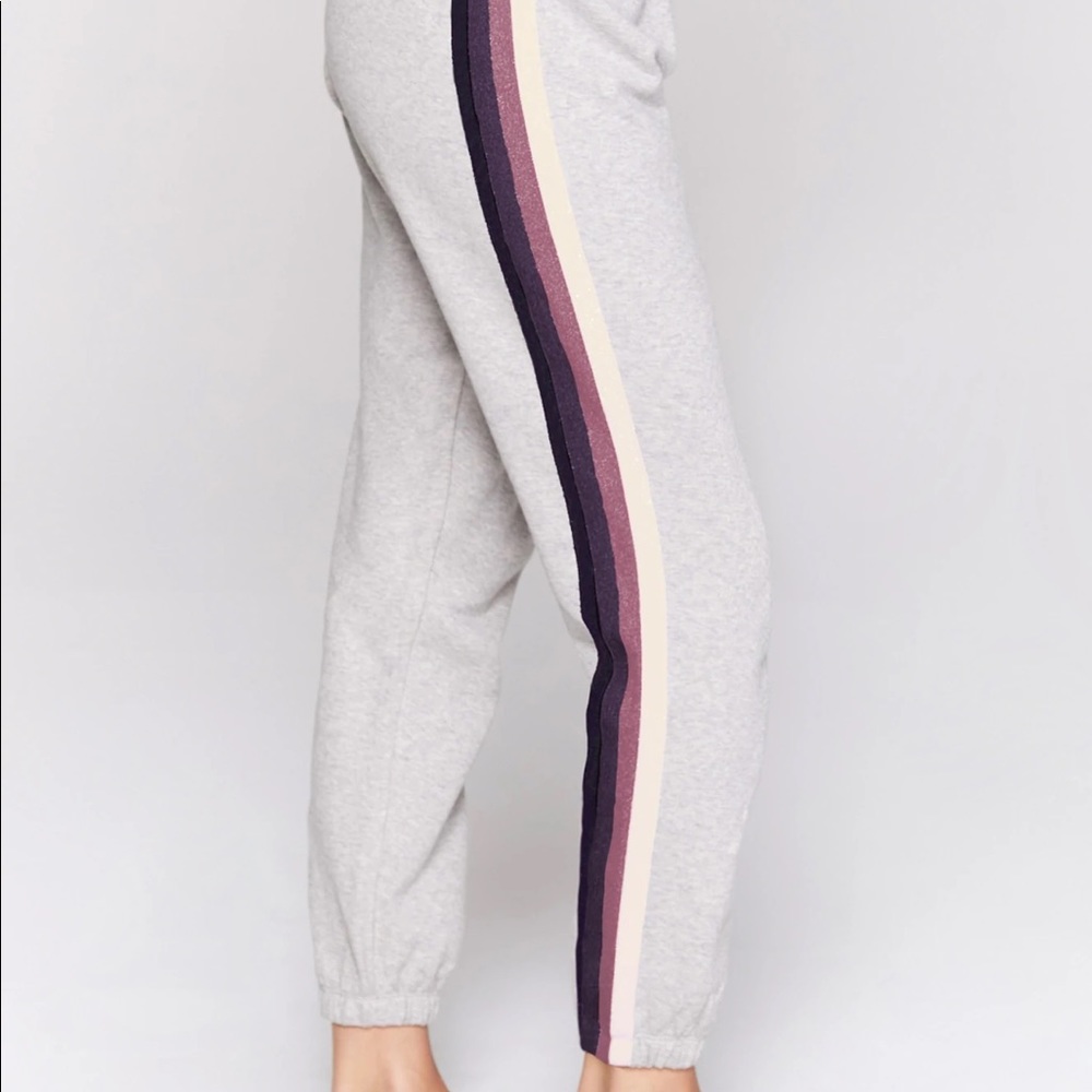 Spiritual Gangster Striped Perfect Sweatpants